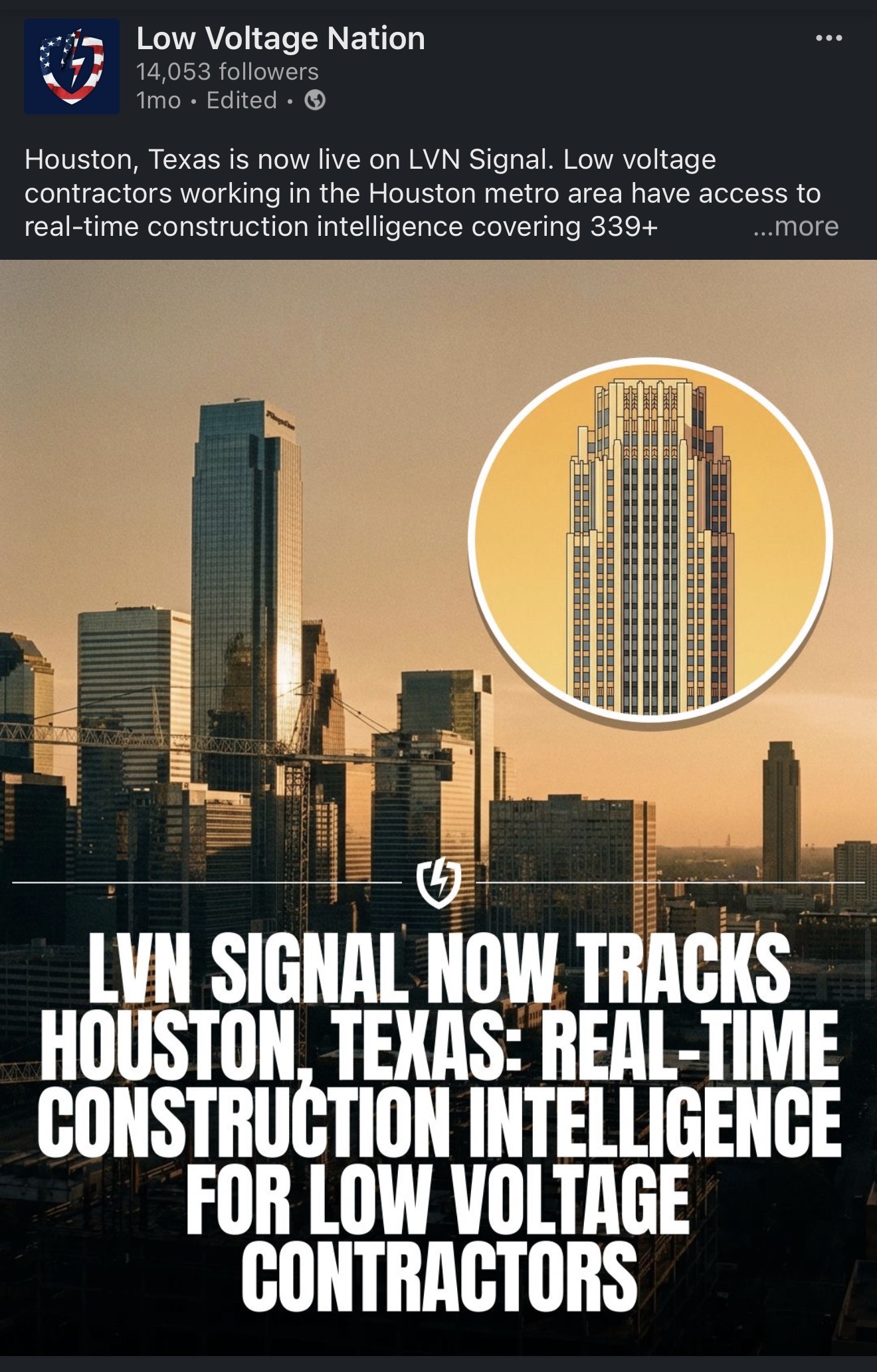 LVN LinkedIn page screenshot